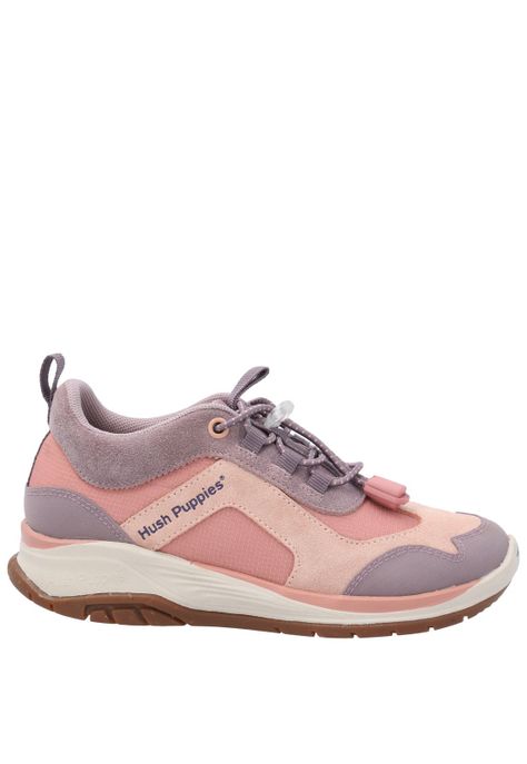 Zapatilla Cuero Niña Fastland Rosado-1