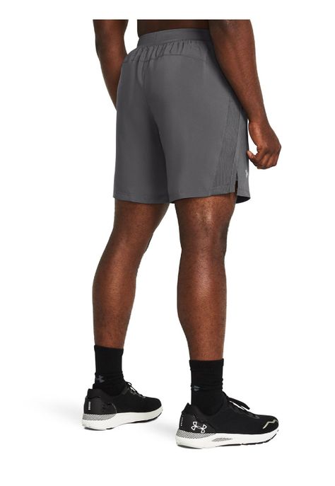 Shorts UA Launch de 7" para hombre Gris-4