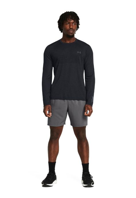 Shorts UA Launch de 7" para hombre Gris-5
