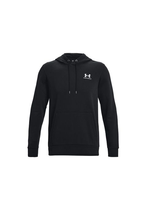 Polerón UA Essential Negro para hombre-0