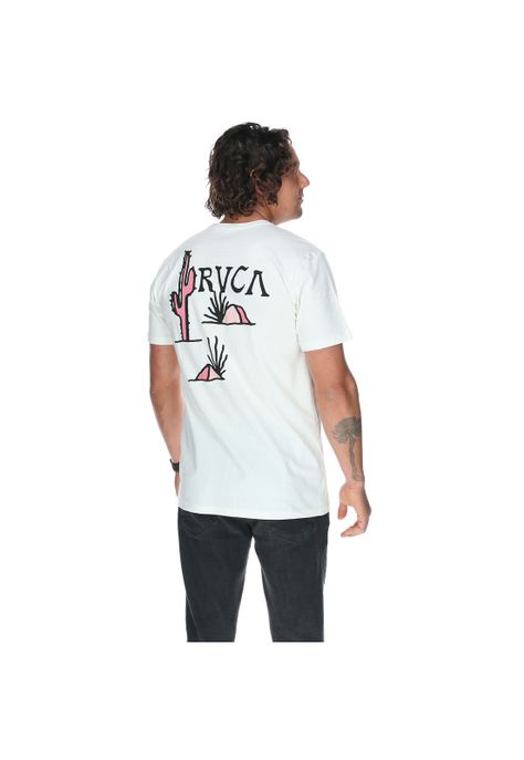 Polera M/C Hombre Desert Trail Ss Blanco-2