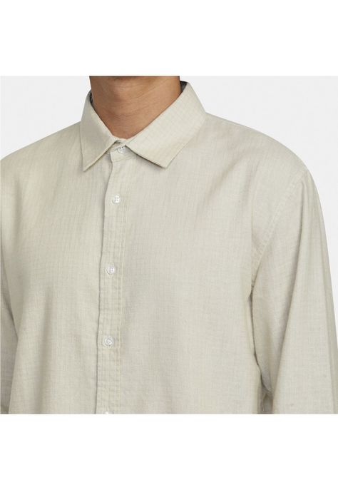 Camisa M/L Hombre Hi Grade M Wvtp Beige-3