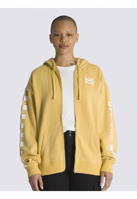 Polerón Con Gorro Extra Fun Hoodie Amarillo Mujer-0