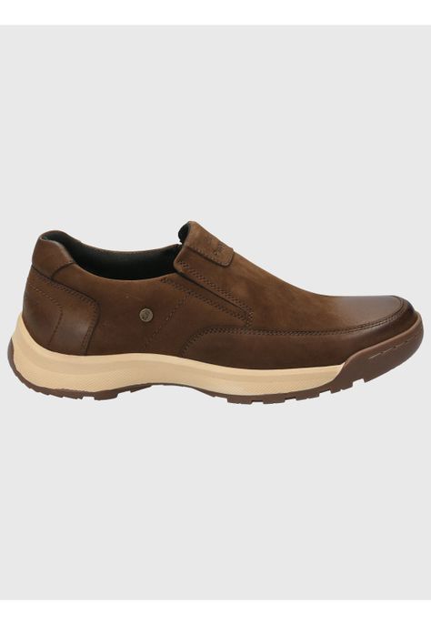 Slip On Cuero Hombre Consin Café-1