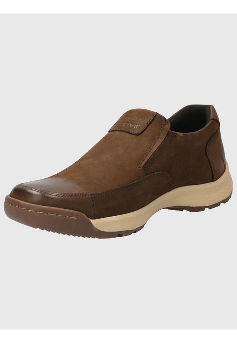 Slip On Cuero Hombre Consin Café-4