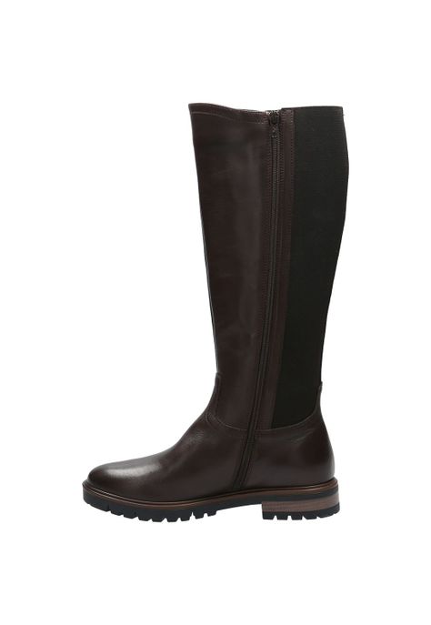 Bota Cuero Mujer Edra Café-5