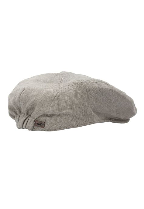 Gorro Lino Organico Gris Linen Hatton Hombre-1