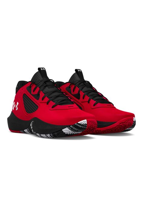 Zapato Basket Unisex Ua Lockdown 6 Rojo-5
