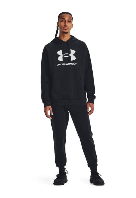 Polerón UA Rival para hombre Negro-5