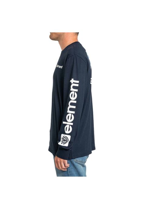 Polera M/L Hombre Joint Azul Marino-1