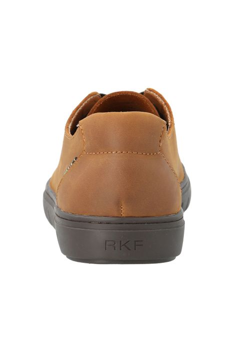Zapatilla Cuero Hombre Posselt Café -5