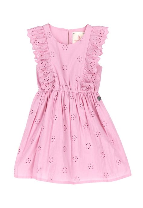 Vestido Niña Manuela Rosado-0