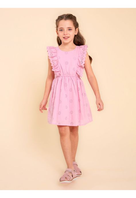 Vestido Niña Manuela Rosado-1