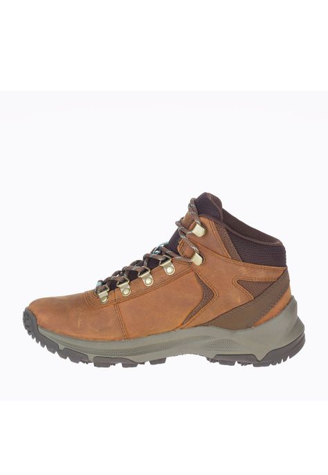 Botín impermeable Mujer Erie Mid Ltr WP Café-1