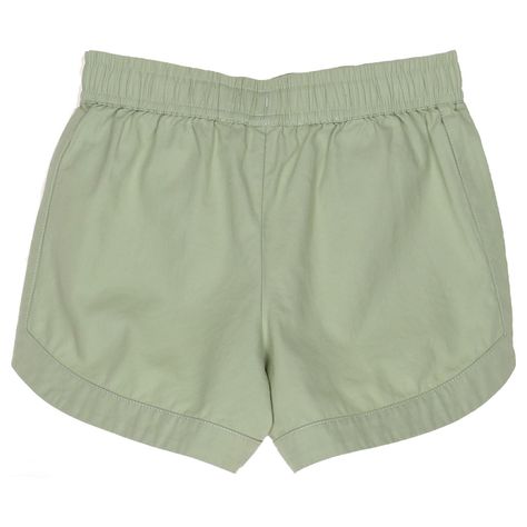Short Niña Flowy Verde-1