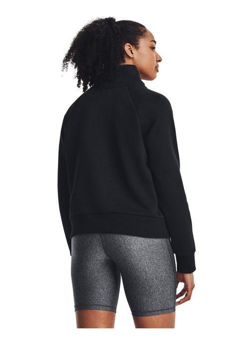 Polerón UA Rival Negro para mujer-4