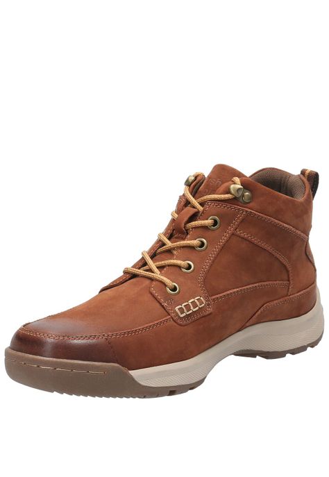 Botin Cuero Hombre Thomas Café-4