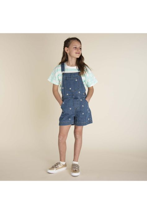 Jardinera Niña Shorts Camo-0