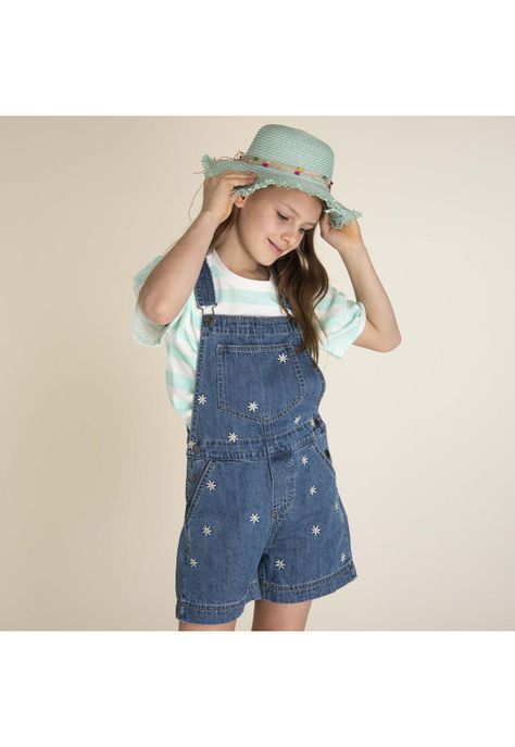 Jardinera Niña Shorts Camo-1