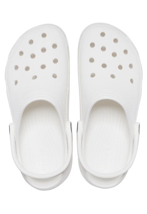 Zueco Crocs Mujer Classic Ptfm Clog Blanco-4