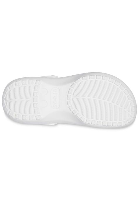 Zueco Crocs Mujer Classic Ptfm Clog Blanco-5