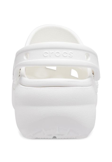 Zueco Crocs Mujer Classic Ptfm Clog Blanco-7