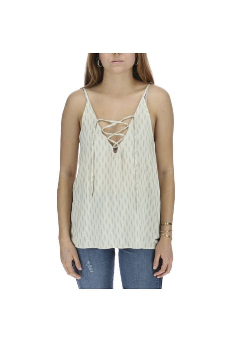 Polera S/M Mujer Carefree Blanco-0