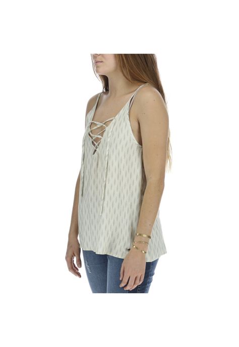 Polera S/M Mujer Carefree Blanco-1