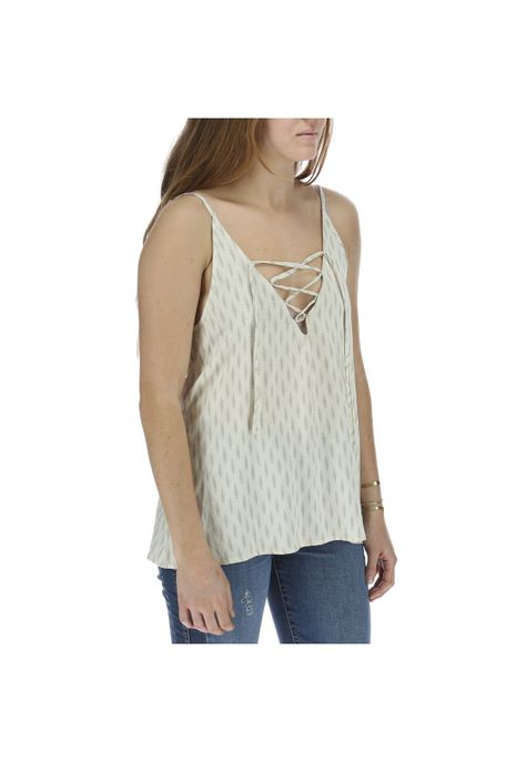 Polera S/M Mujer Carefree Blanco-3
