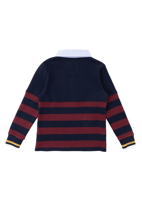 Polera Manga Larga Chester Niño Azul-6