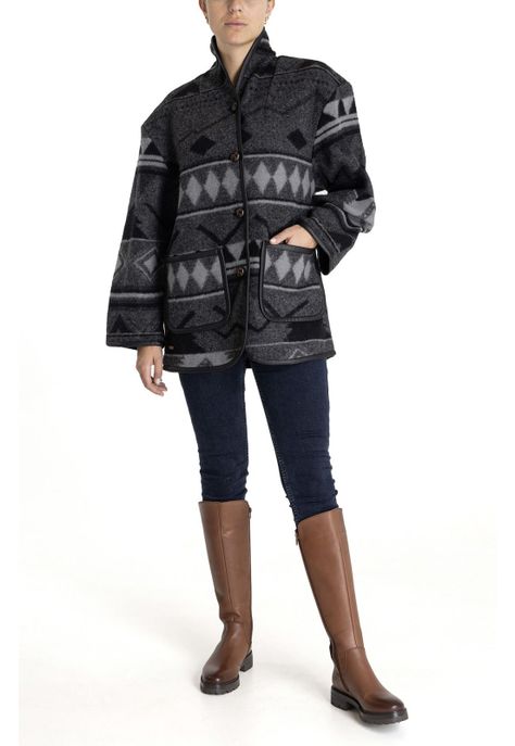 Chaqueta Mujer Carcasona Gris-8