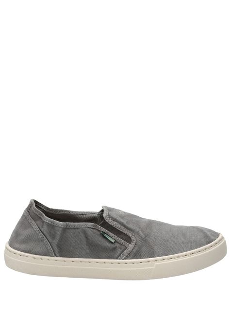 Zapatilla Algodón Orgánico Hombre Kea Gris-0