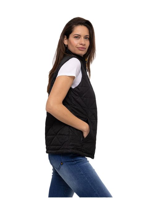 Chaqueta S/M W Mediumweight Insul Negro Mujer-1