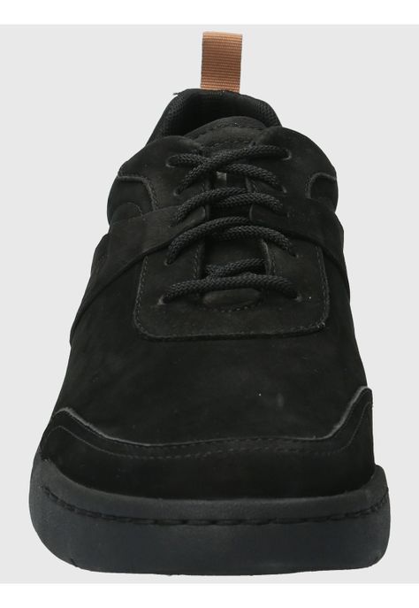 Zapatilla Cuero Hombre Molt Negro-3