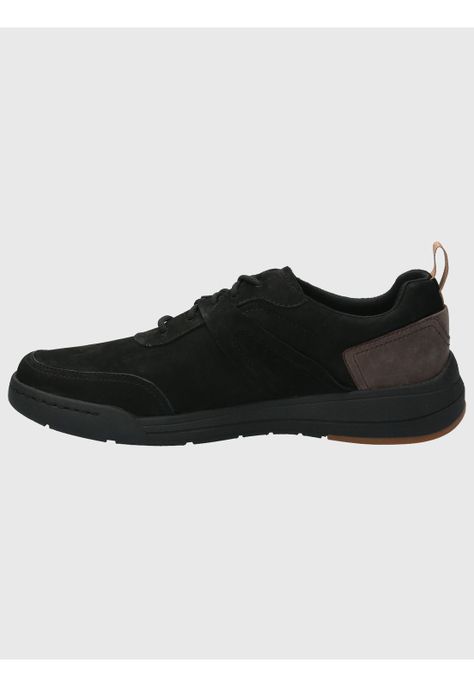 Zapatilla Cuero Hombre Molt Negro-5