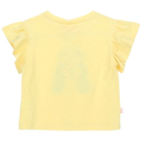 Polera M/C Niña Print Amarillo-1