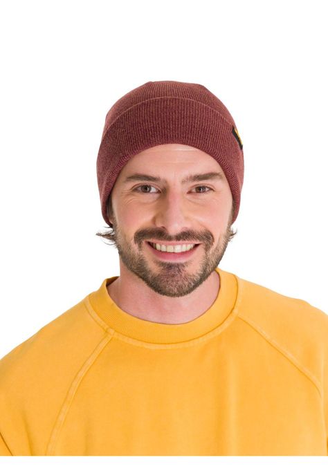 Gorro Foundation Knit Hombre Burdeo-1