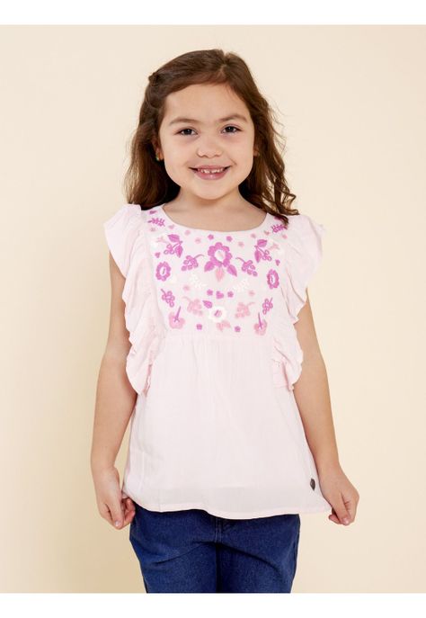 Blusa Niña Lulu Rosado-3