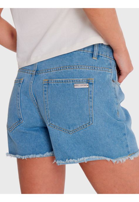 Short Mujer Summer Vibes Denim-4