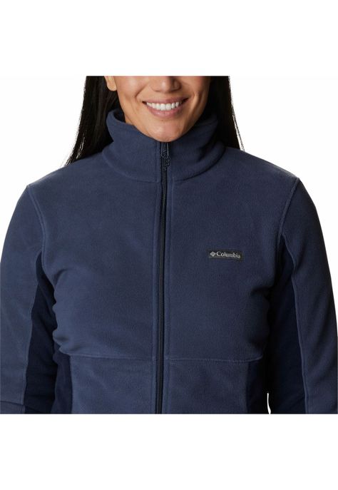 Polerón Mujer Basin Trail Full Zip Azul-4