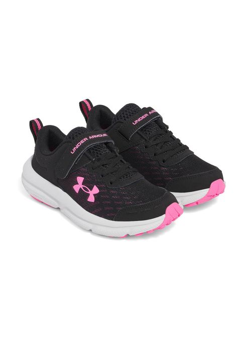 Zapatillas run Assert 10 ac niñas negro-5