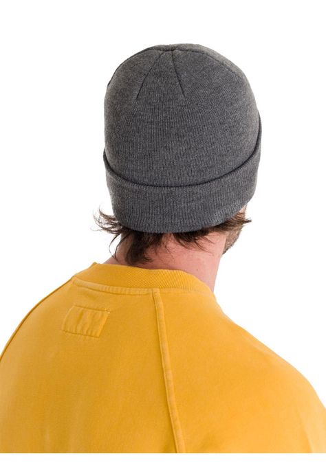 Gorro Foundation Knit Hombre Gris-2