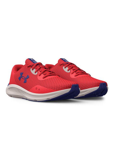 Zapatilla Hombre UA Charged Pursuit 3 Rojo-4