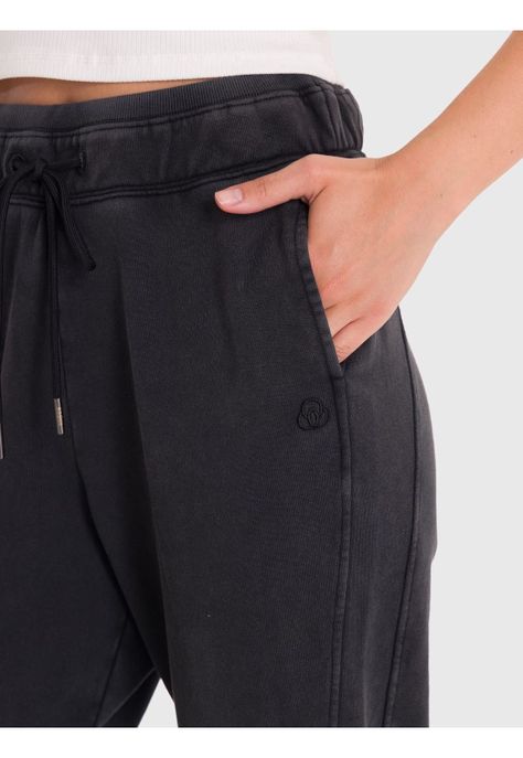 Pantalón Buzo Mujer Creta Negro-5