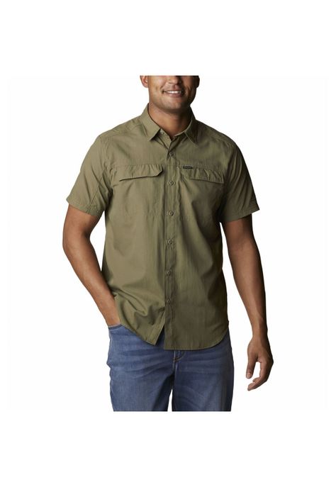 Camisa M/C Hombre Silver Ridge 2.0 Verde-0
