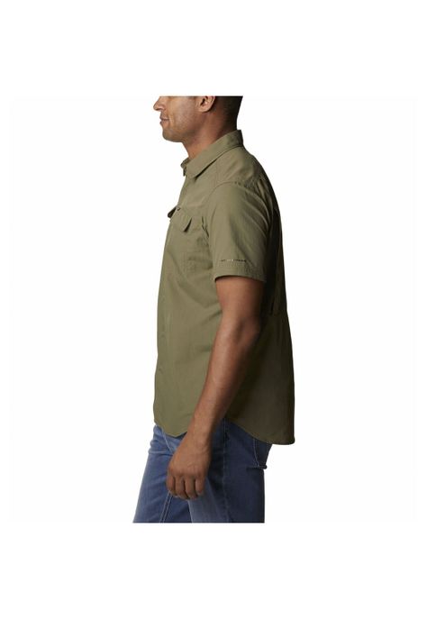 Camisa M/C Hombre Silver Ridge 2.0 Verde-1