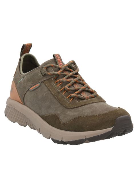 Zapatilla Cuero Hombre Shire Oliva -1