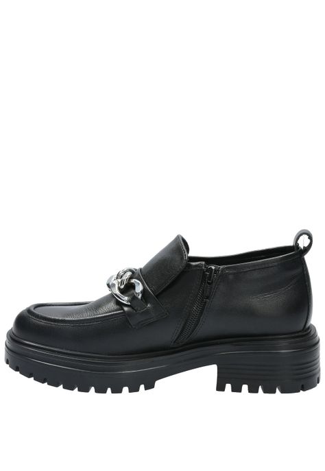 Mocasín Cuero Mujer Kacie Negro-5