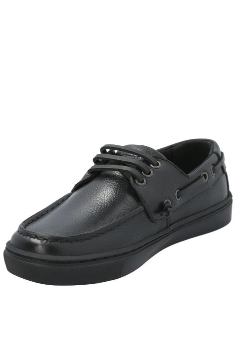 Zapato Escolar de Cuero Doyle negro niño-4