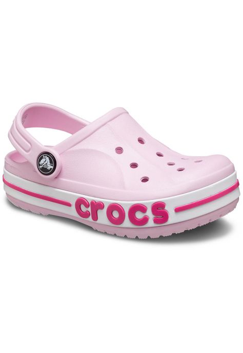 Zueco Crocs Niña Bayaband Clog Rosa-6